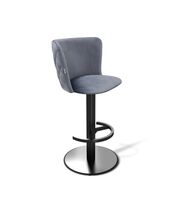 Стул барный Sheffilton SHT-ST36-3/S137 нейтральный серый/черный муар