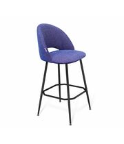 Стул барный Sheffilton SHT-ST34/S131 синий мираж/черный муар