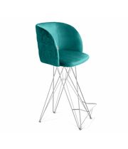 Стул барный Sheffilton SHT-ST33-1/S66 альпийский бирюзовый/хром лак