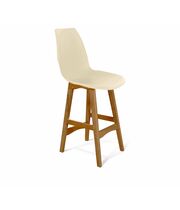 Стул полубарный Sheffilton SHT-ST29/S65-1 артикул СТ-505 бежевый/светлый орех