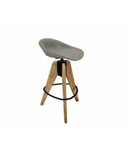 Стул полубарный Sheffilton SHT-ST19-SF1/S92 артикул СТ-449 коричневый сахар/браш.коричневый/черный