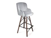 Стул барный Sheffilton SHT-ST39-1/S80 серое о..