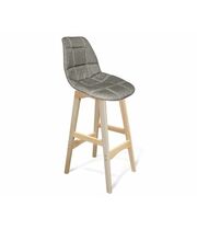 Стул барный Sheffilton SHT-ST29-C/S65 артикул СТ-268 пепельный/прозрачный лак