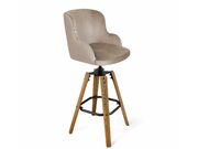Стул барный Sheffilton SHT-ST39/S93 латте/бра..