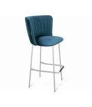 Стул барный Sheffilton SHT-ST36-1/S29 артикул СТ-405 тихий океан/хром лак
