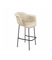 Стул барный Sheffilton SHT-ST31-С4/S29 кремовый/черный муар