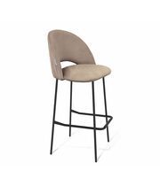 Стул барный SHT-ST34-1/S29 артикул СТ-461 латте/чёрный муар