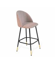 Стул барный Sheffilton SHT-ST35/S131 розовый десерт/черный муар/золото