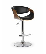 Стул барный HALMAR H100 орех/черный