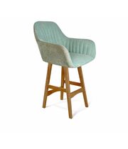 Стул полубарный Sheffilton SHT-ST38-3/S65-1 вечерняя заря/светлый орех