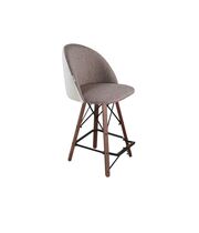 Стул полубарный Sheffilton SHT-ST35-3/S80-1 тростниковый сахар/зефирный/темный орех/черный