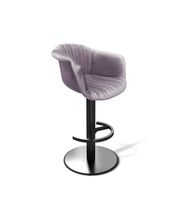 Стул барный Sheffilton SHT-ST31-С1/S137 ледяная лаванда/черный муар