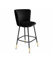 Стул барный Sheffilton SHT-ST36/S131 артикул СТ-557 ночное затмение/черный муар/золото