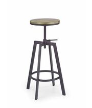 Стул барный HALMAR H64 кофе/old vasion