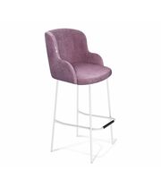 Стул барный Sheffilton SHT-ST39/S29 артикул СТ-561 пыльная роза/белый муар