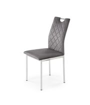 Стул HALMAR K578 серый/хром