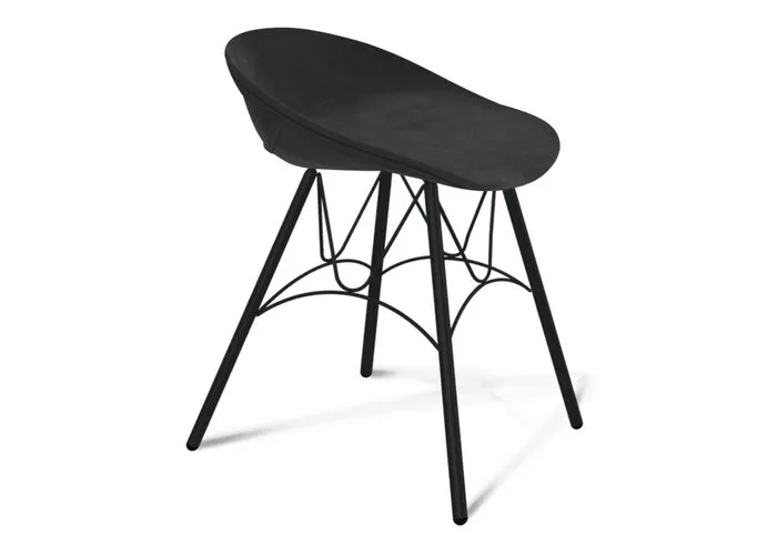 Стул Sheffilton SHT-ST19-SF1/S100 черный/черный муар