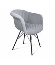 Стул Sheffilton SHT-ST31-C1/S37 стальной серый/черный муар