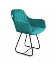 Стул Sheffilton SHT-ST38/S38 альпийский бирюзовый/черный муар