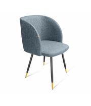 Стул Sheffilton SHT-ST33/S95-1 синий лед/черный муар/золото