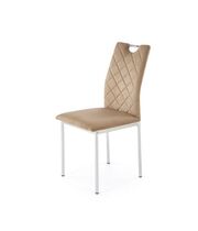 Стул HALMAR K578 бежевый/хром