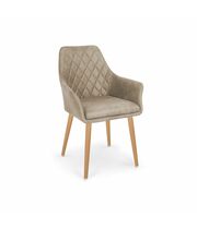 Стул HALMAR K287 бежевый/натуральный