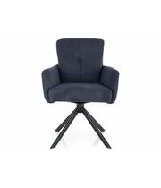 Стул SIGNAL BASIL Vardo 89 чернильный/черный