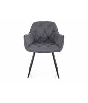 Стул SIGNAL CHERRY Bjorn 13 серый/черный