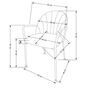 Стул HALMAR K500 бежевый/черный