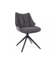 Стул SIGNAL CODA Brego 18 темно-серый/черный, поворотный