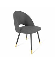 Стул Sheffilton SHT-ST34/S95-1 артикул СТ-432 платиново-серый/черный муар/золото