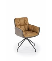 Стул HALMAR K523 коричневый/темно-коричневый