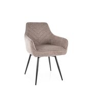 Стул SIGNAL SERVIO Brego 34 бежевый/черный, поворотный