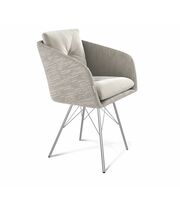 Стул Sheffilton SHT-ST43-2/S37 морозное утро/хром лак