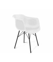 Стул Sheffilton SHT-ST31/S64 артикул СТ-492 белый/черный муар