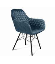 Стул Sheffilton SHT-ST38/S100 синий пепел/черный муар