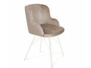 Стул Sheffilton SHT-ST39/S37 латте/белый муар..