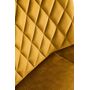 Стул HALMAR K520 горчичный/черный