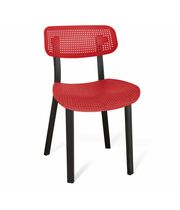 Стул Sheffilton SHT-S85 артикул СТ-85 красный/черный