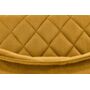 Стул HALMAR K450 горчичный/черный