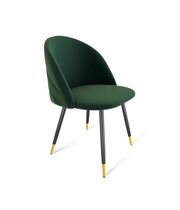 Стул Sheffilton SHT-ST35-2/S95-1 артикул СТ-375 лиственно-зеленый/черный муар/золото