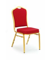 Стул HALMAR K66  желтый/бордовый