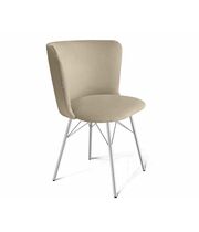 Стул Sheffilton SHT-ST36/S64 ванильный крем/хром лак