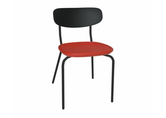 Стул Sheffilton SHT-S85М-2 артикул СТ-307 черный/красный/черный муар