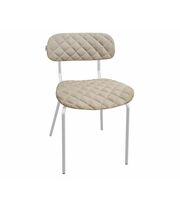 Стул Sheffilton SHT-S85М-C12 кремовый/хром лак