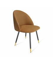 Стул Sheffilton SHT-ST35/S95-1 горчичный/черный муар/золото