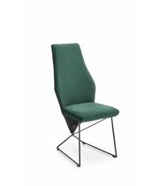 Стул HALMAR K485 темно-зеленый/черный