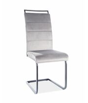 Стул SIGNAL H441 Velvet tap. 93 серый/черный мат