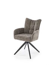 Стул HALMAR K540 серый/черный