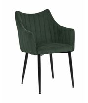 Стул SIGNAL MONTE Sztruks Fjord 79 зеленый/черный мат